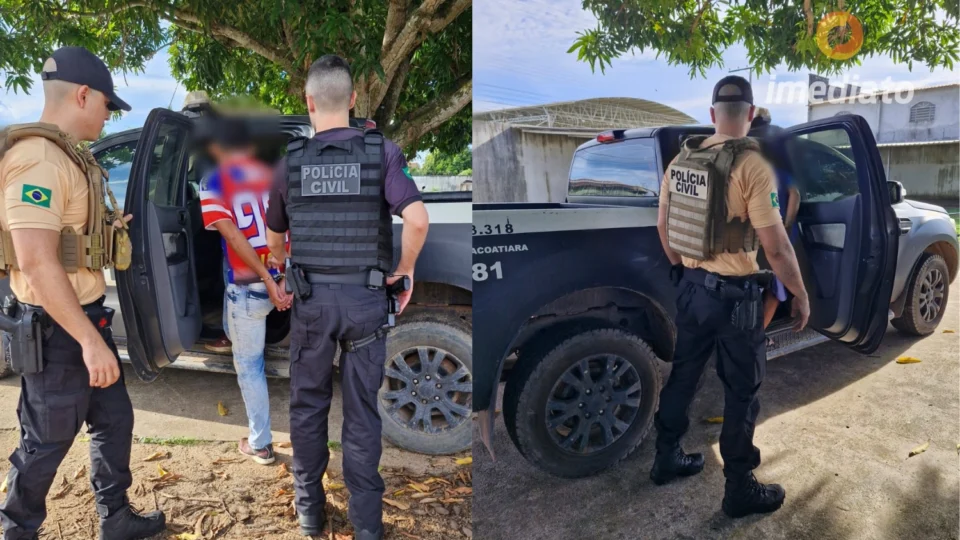 Mototaxista foi preso por estupro de vulnerável contra adolescente em Itacoatiara