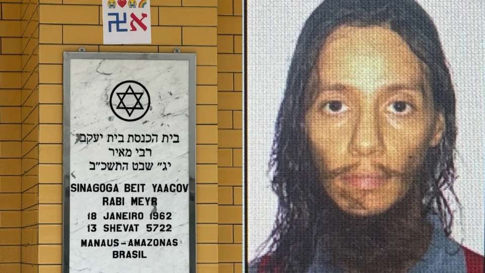 Homem é preso em Manaus após invadir sinagoga e divulgar conteúdo de intolerância religiosa
