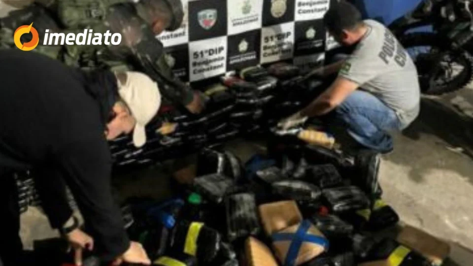 Operação apreende 226 kg de drogas próximo a Terra Indígena Vale do Javari