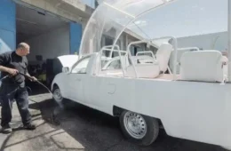 Papamóvel será transformado em unidade de saúde para crianças em Gaza