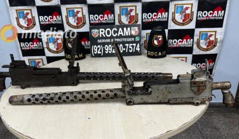 Homem é preso com armamento de guerra no bairro Zumbi dos Palmares, em Manaus