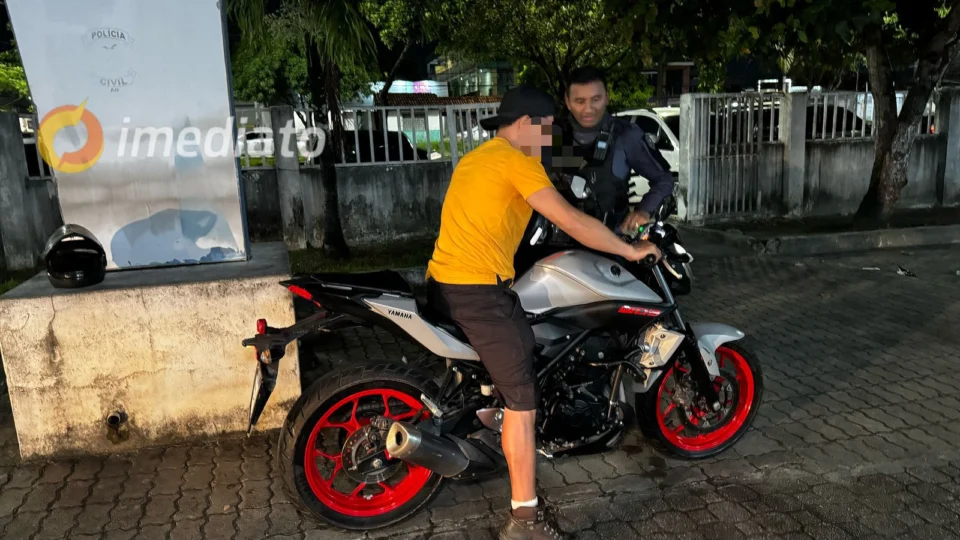Polícia Militar recupera motocicleta roubada em menos de 24 horas em Manaus