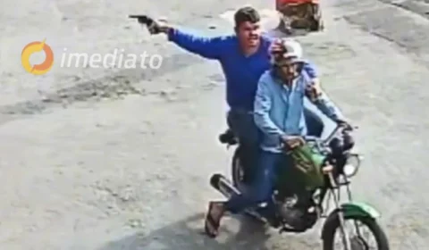 Rocam divulga imagens e procura dupla armada que assaltou no bairro Nova Cidade