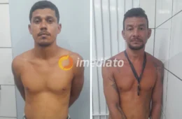 Rocam prende dois homens com mandados de prisão em aberto no bairro Nova Cidade
