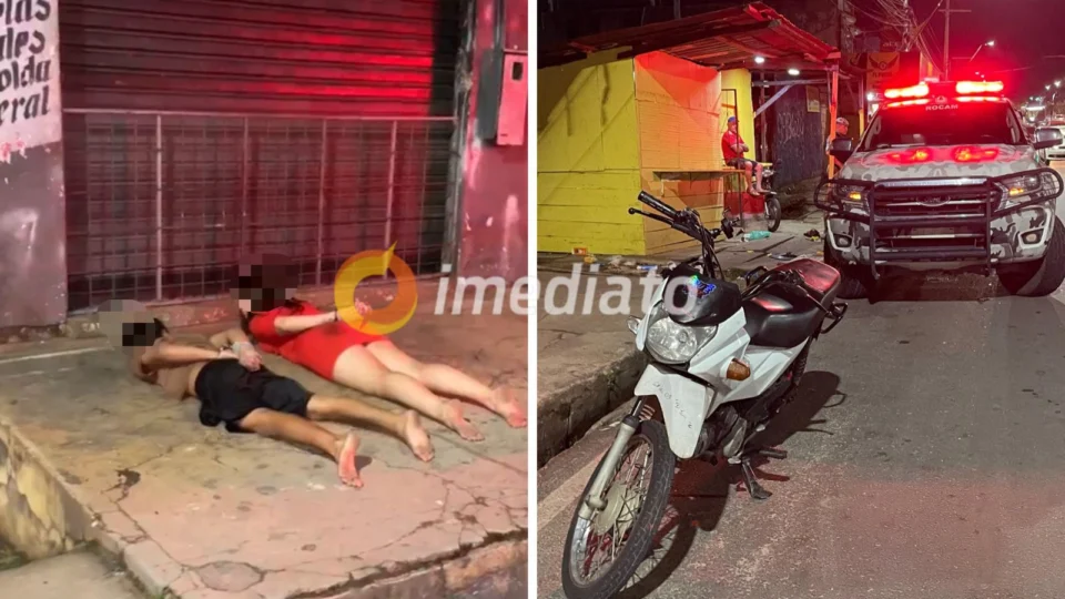 Casal é detido após fuga com motocicleta sem placa na zona Leste de Manaus