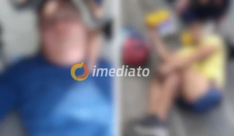 VEJA VÍDEO: motociclistas ficam gravemente feridos após colisão na Avenida Margarita