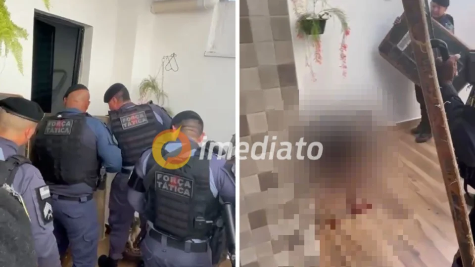 Veja momento em que suspeito de tentar matar ex-companheira e filha é capturado em condomínio de Manaus