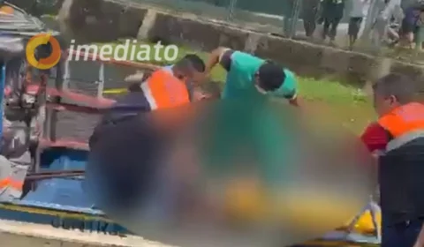 VEJA VÍDEO: homem morre ao ser atingido por raio durante temporal no interior do Amazonas