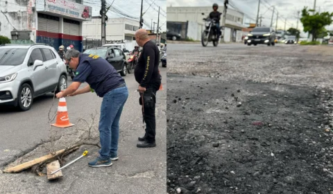 Acidente fatal na Avenida Camapuã leva prefeitura a tapar buraco que causou morte de motociclista