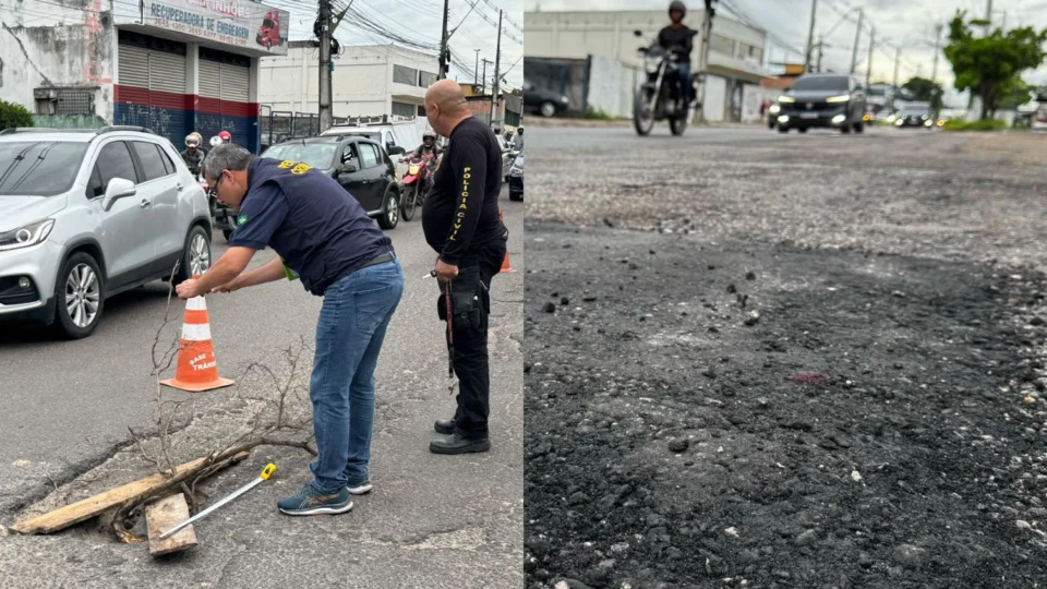 Acidente fatal na Avenida Camapuã leva prefeitura a tapar buraco que causou morte de motociclista