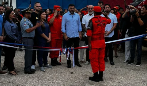 Wilson Lima inaugura nova base do Corpo de Bombeiros na zona norte de Manaus