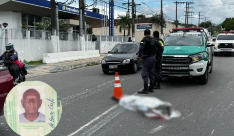 Idoso de 83 anos é atropelado ao sair do INSS na Cidade Nova, zona norte de Manaus