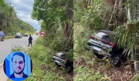 Médico é encontrado morto após acidente misterioso na BR-174, entre Presidente Figueiredo e Manaus