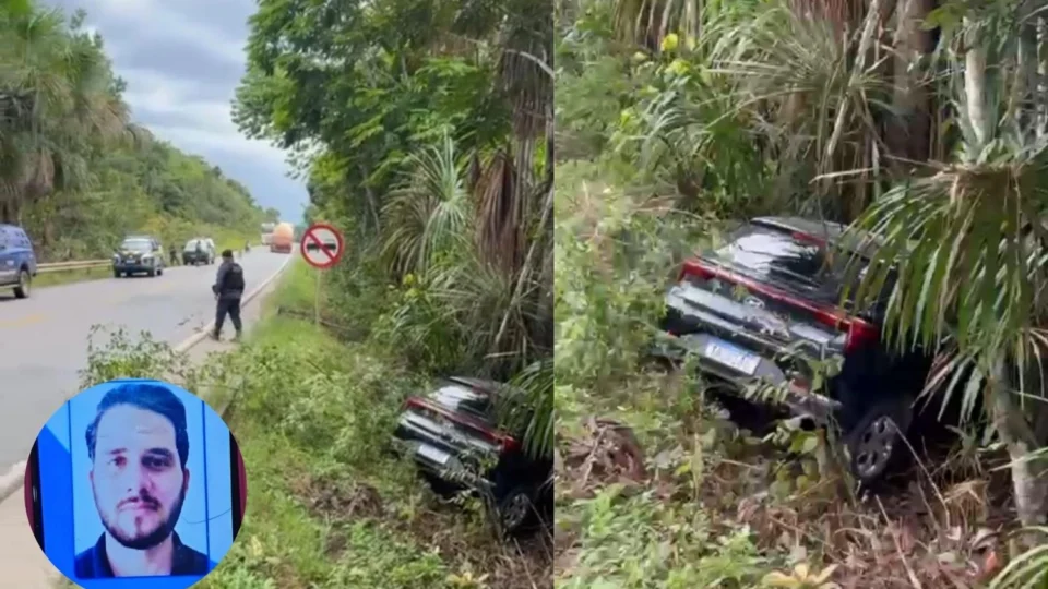 Médico é encontrado morto após acidente misterioso na BR-174, entre Presidente Figueiredo e Manaus