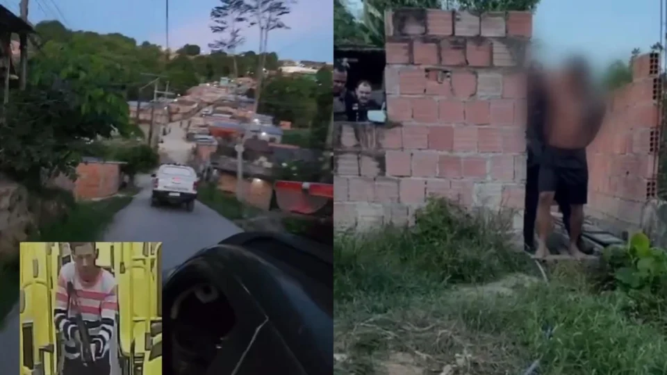 Suspeito de assaltos a ônibus é preso com submetralhadora em Manaus