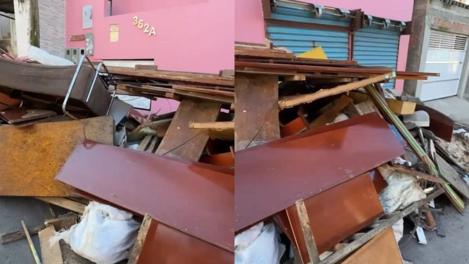 Moradores do bairro Alvorada enfrentam acúmulo de lixo há mais de quatro dias