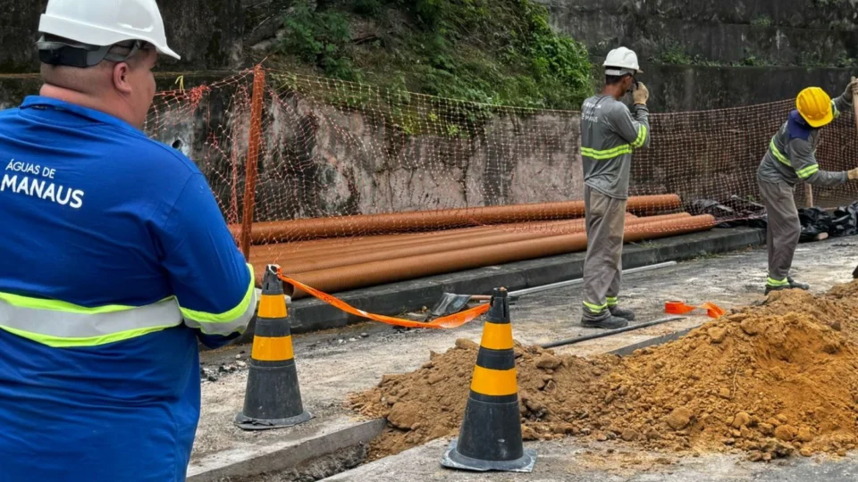 Japiim recebe novas obras de esgoto que beneficiarão mais de 9,6 mil moradores