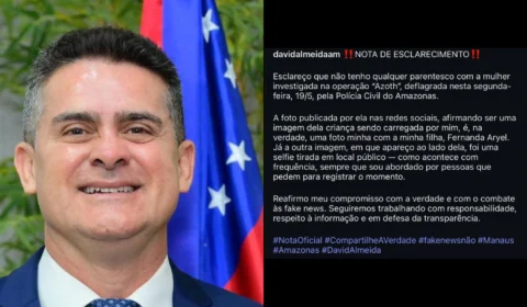 Prefeito David Almeida nega parentesco com investigada da Operação Azoth