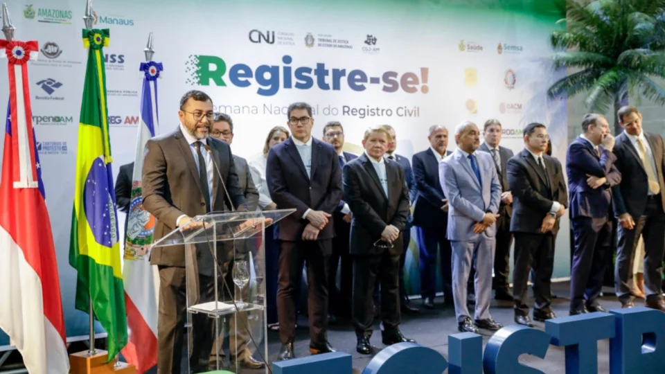 Na abertura da Semana Nacional do Registro Civil, governador Wilson Lima reforça apoio do Estado à ação de cidadania