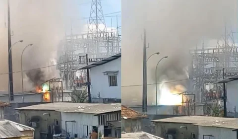 Explosão e incêndio na Usina Termelétrica de Aparecida deixam bairros de Manaus sem energia