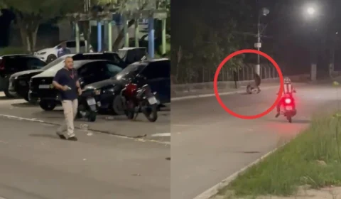 Vídeo: Militar da Marinha é espancado após efetuar disparos em bar na Zona Sul de Manaus