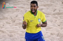 Brasil vence Portugal e avança à final da Copa do Mundo de Futebol de Areia