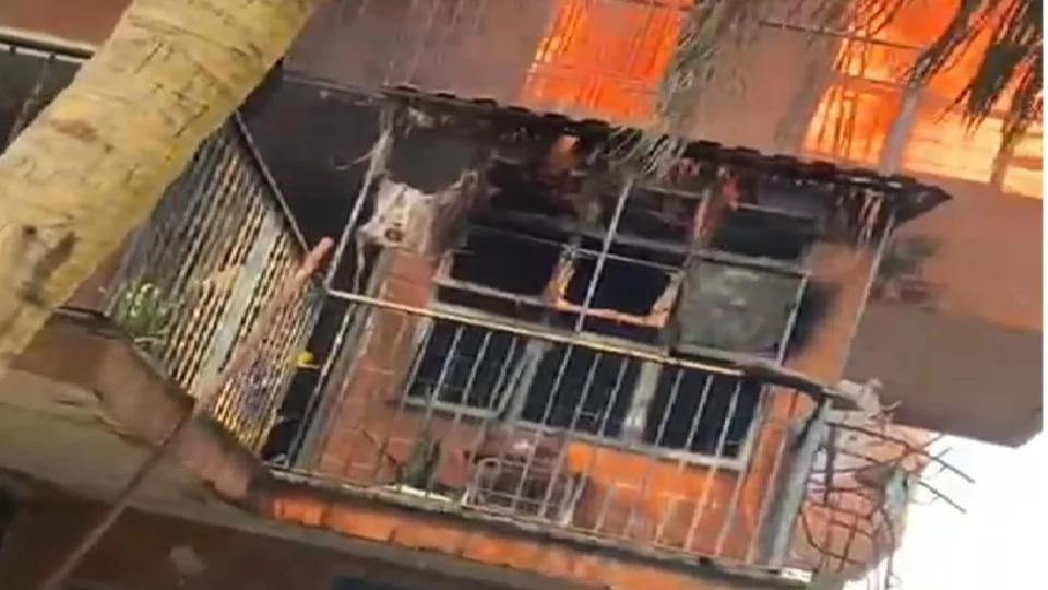 VEJA: Incêndio em apartamento deixa oito pessoas feridas em Manaus