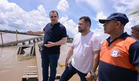 Balsa para porto provisório chega a Borba e deve entrar em operação dia 15