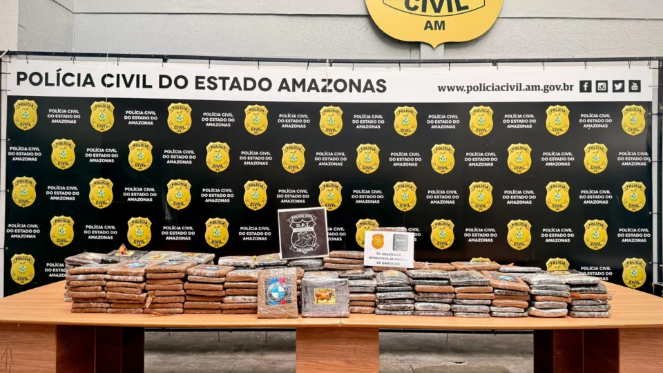 Polícia apreende mais de 200 kg de maconha tipo skunk em Barcelos