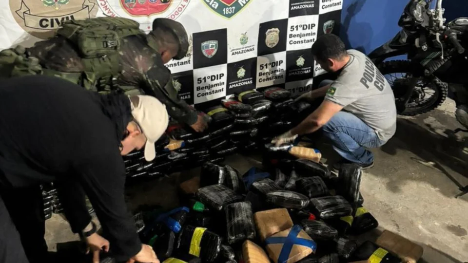 Operação Ágata 2025: Forças Armadas apreendem 226 kg de drogas perto da terra indígena Vale do Javari