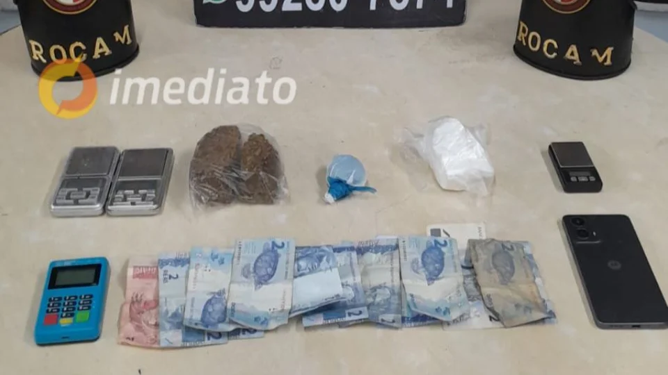 Homem é preso por tráfico de drogas após denúncia no bairro São José Operário