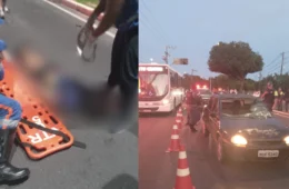 Motorista atropela cinco atletas durante corrida na Ponta Negra