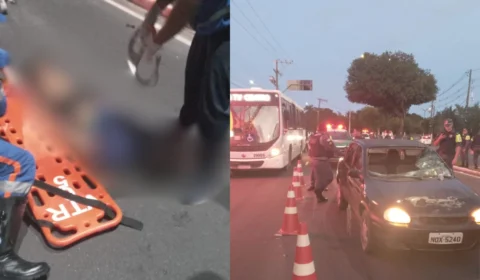 Motorista atropela cinco atletas durante corrida na Ponta Negra