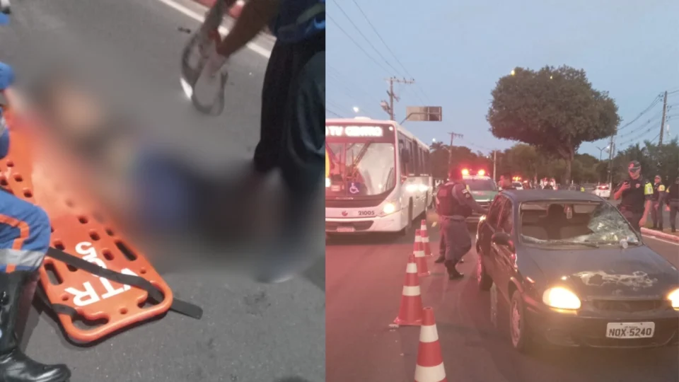 Motorista atropela cinco atletas durante corrida na Ponta Negra