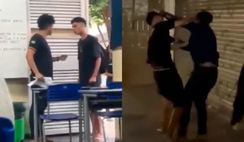 VEJA VÍDEO: aluno e professor trocam socos após discussão em sala de aula