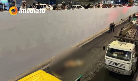 Homem morre após cair de viaduto ‘Rei Pelé’ enquanto fugia de supostos assaltantes em Manaus