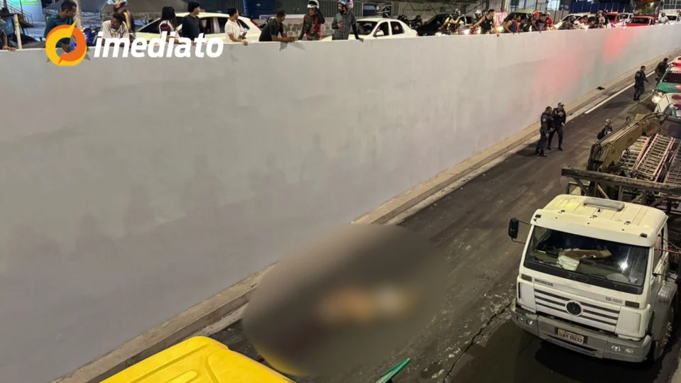 Homem morre após cair de viaduto ‘Rei Pelé’ enquanto fugia de supostos assaltantes em Manaus