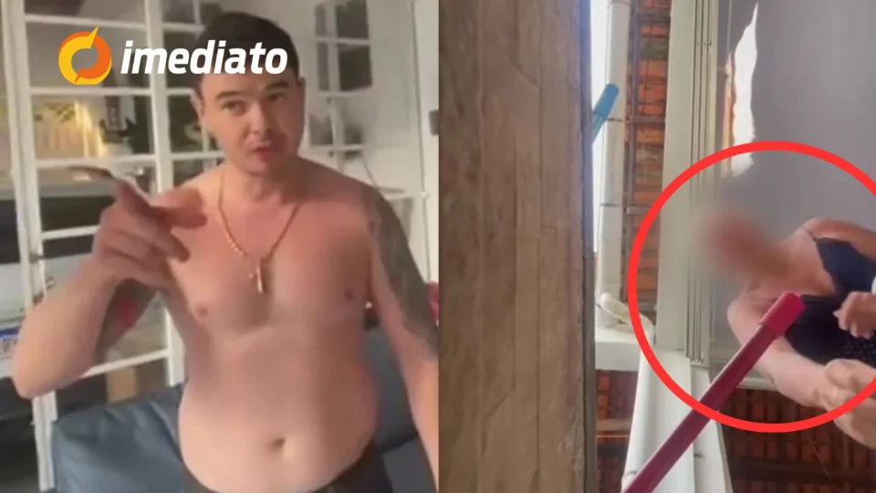 VEJA VÍDEO: Major da PM do Pará é filmado agredindo a própria mãe durante discussão