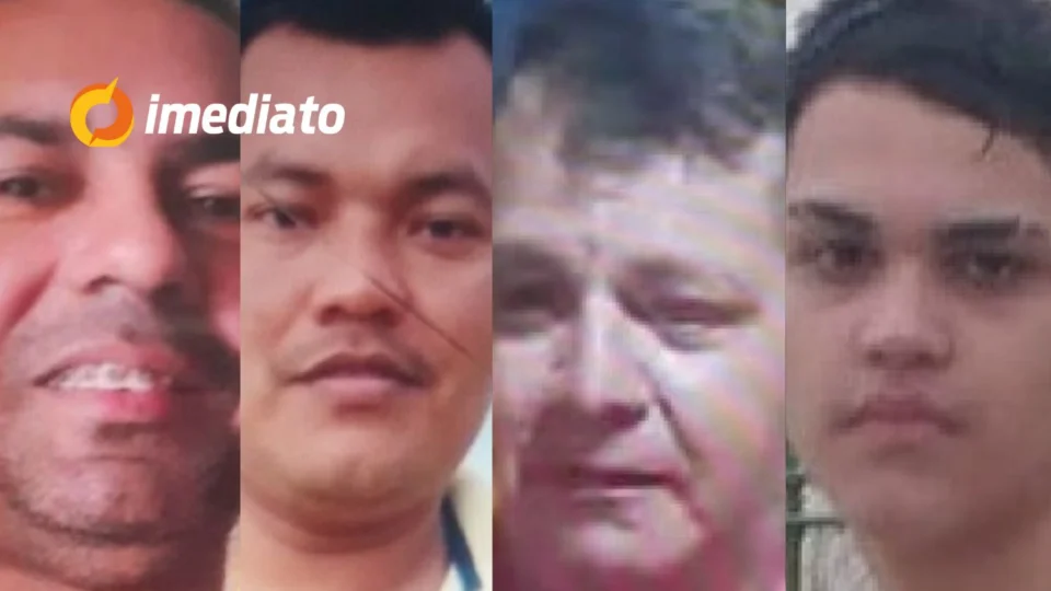 Polícia Civil divulga imagem de quatro pessoas que desapareceram em Manaus