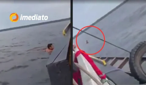 VEJA VÍDEO: temporal provoca naufrágio e mata dois idosos no interior do Amazonas