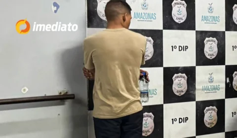Suspeito de assalto é preso com simulacro de arma de fogo no Centro de Manaus