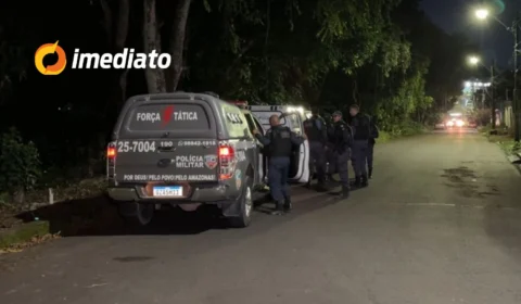 Polícia Militar realiza buscas por corpos em área de mata no bairro Redenção