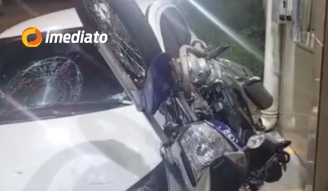 VEJA VÍDEO: ‘amostradinho’ da grau e causa acidente ao empinar moto no Amazonas