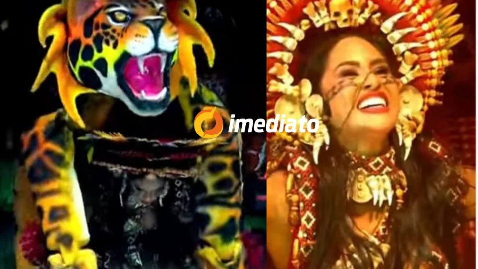 VÍDEO: Isabelle Nogueira se transforma em ‘onça’ na 1ª noite do Festival de Parintins 2025