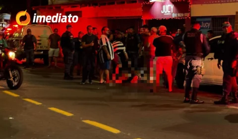 Homem é baleado após confusão durante jogo de futebol no bairro parque 10 de Novembro