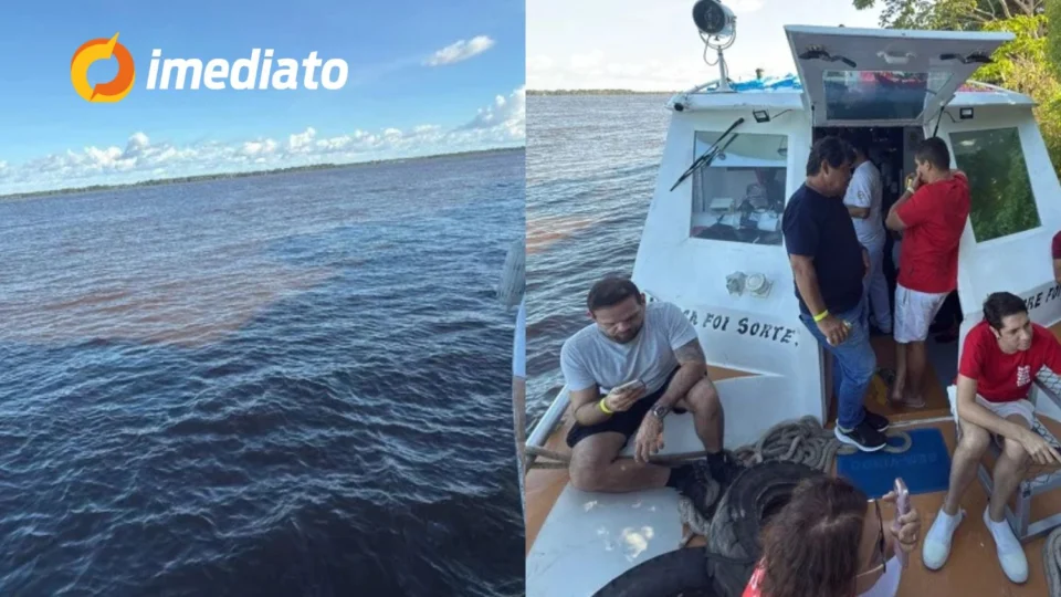 VEJA VÍDEO: lancha com passageiros fica à deriva no rio após sair de Parintins com destino a Manaus