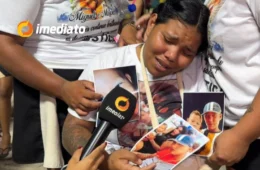 Viúva participa de homenagem ao marido e filho mortos a tiros em ataque brutal no bairro Jorge Teixeira