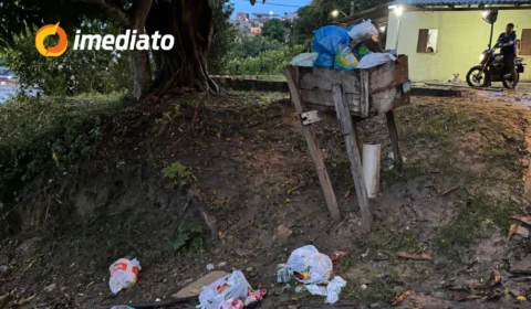 Moradores denunciam abandono e falta de coleta de lixo no bairro Jorge Teixeira