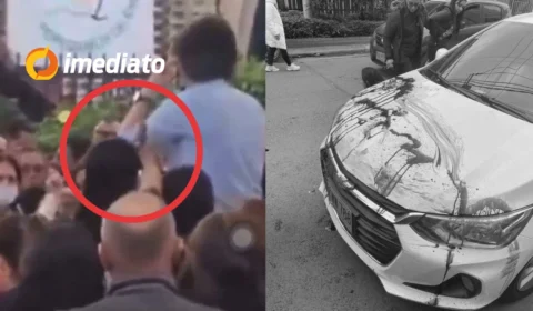 VÍDEO: Líder da direita e pré-candidato à presidência, Miguel Uribe, é baleado durante evento eleitoral