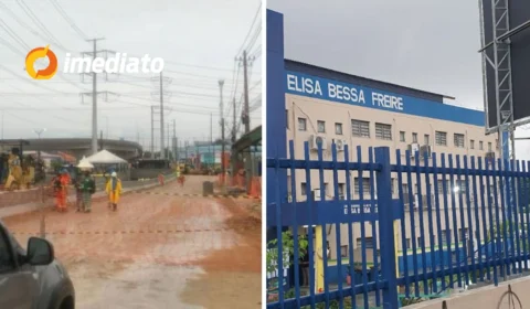 Alunos perdem prova do PSC por transtornos causados pela obra do viaduto Rei Pelé